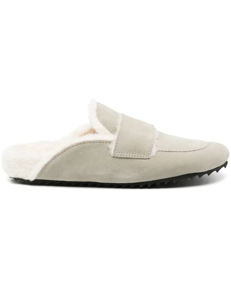 James Perse Sandalen aus Wildleder - Grau Grau