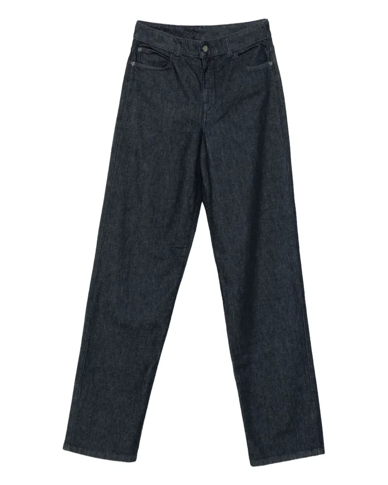 Emporio Armani Jeans mit Logo-Stickerei - Blau Blau