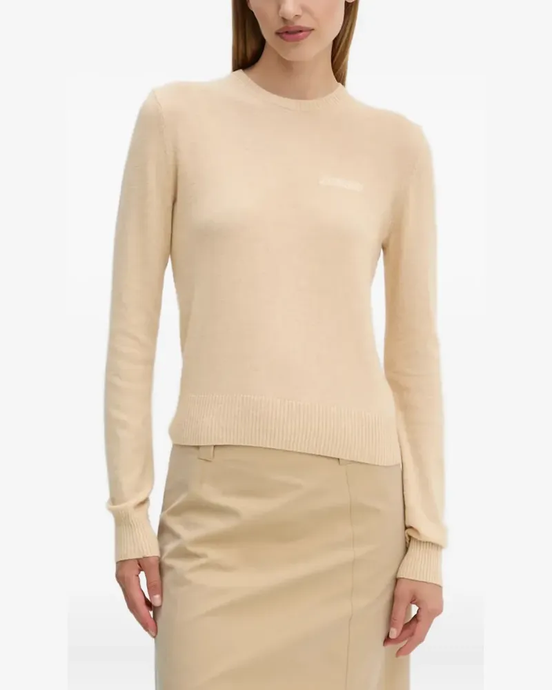 Day Birger et Mikkelsen Strick mit Logo - Nude Nude
