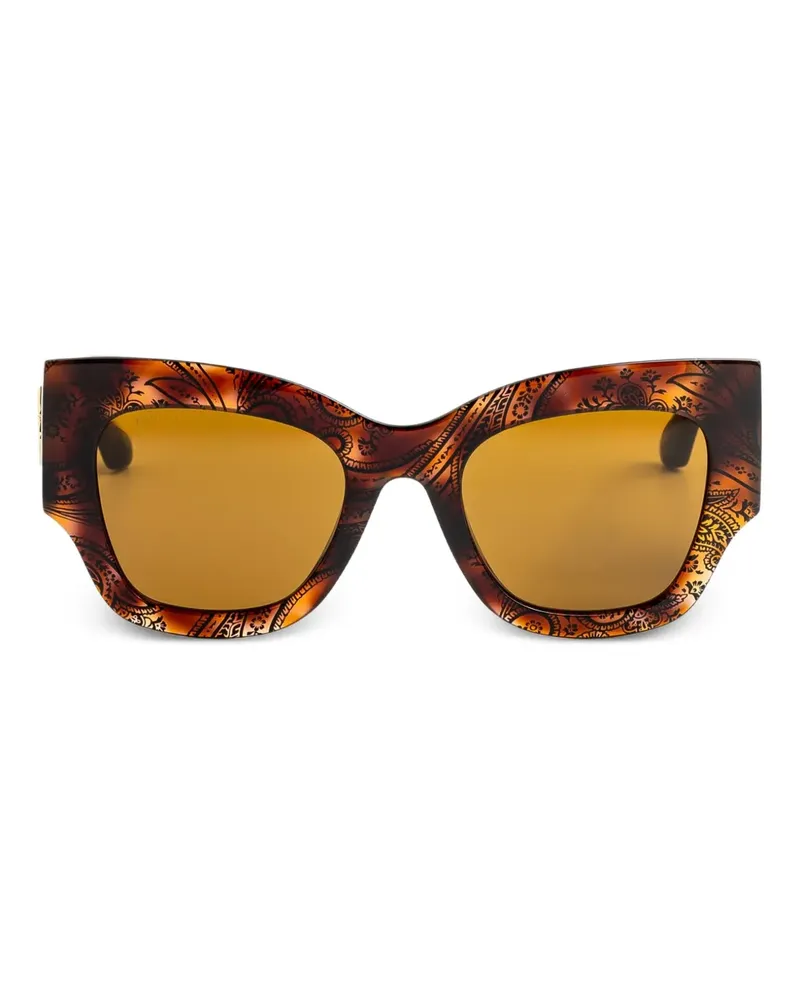 Etro Sonnenbrille mit Cat-Eye-Gestell - Braun Braun
