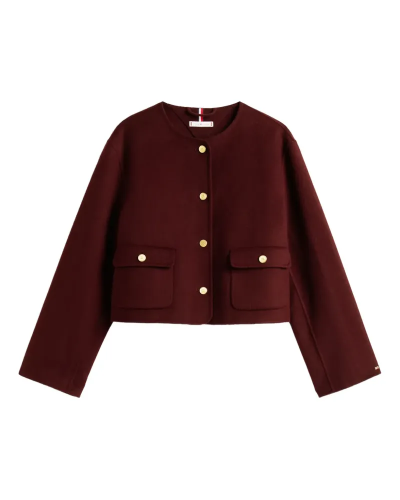 Tommy Hilfiger Jacke mit Klappentaschen - Rot Rot