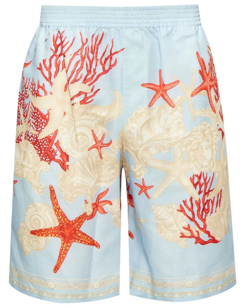Versace Barocco-Sea Shorts - Blau Blau