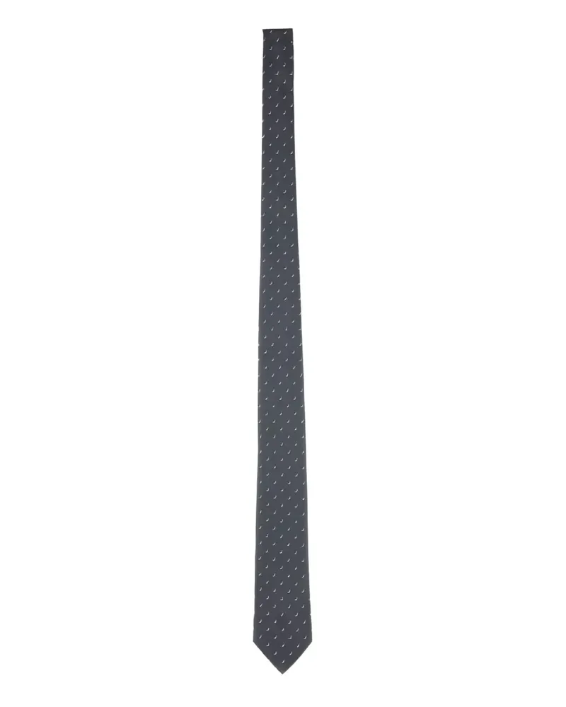 Ferragamo dotted silk tie - Grau Grau