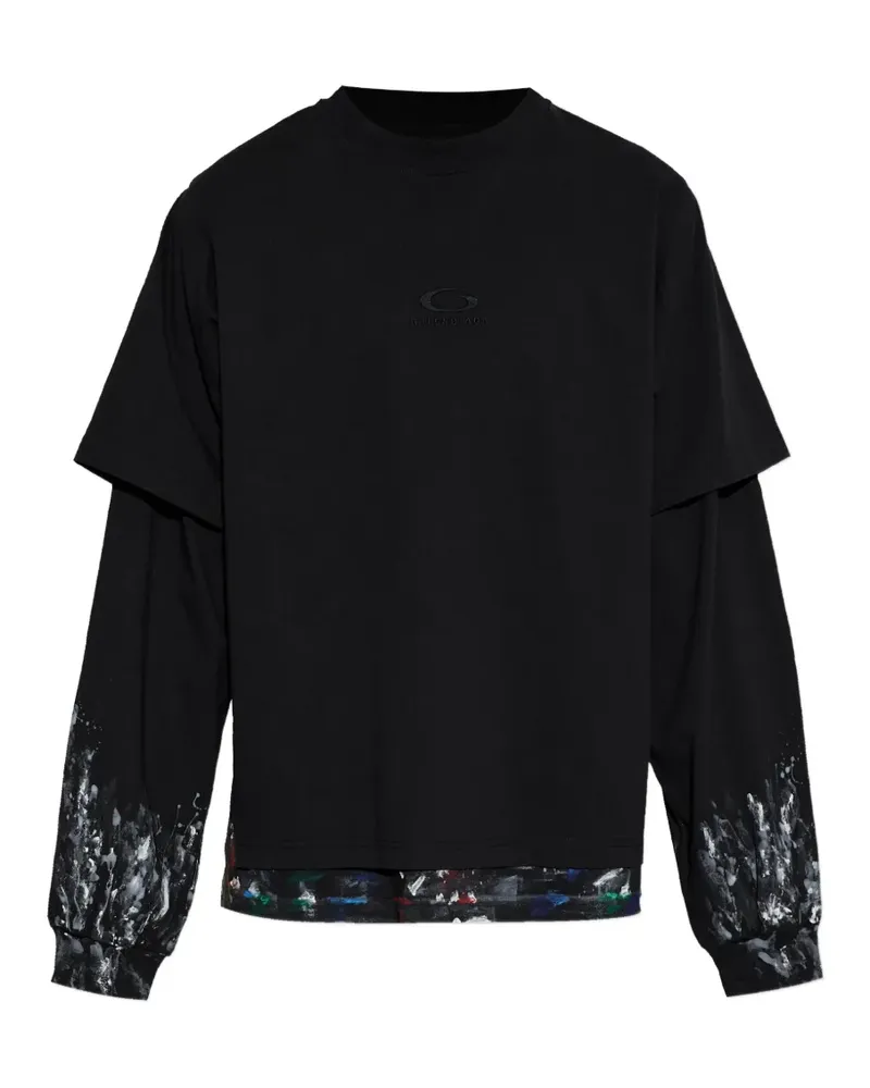 Balenciaga T-Shirt im Hybrid-Look - Schwarz Schwarz