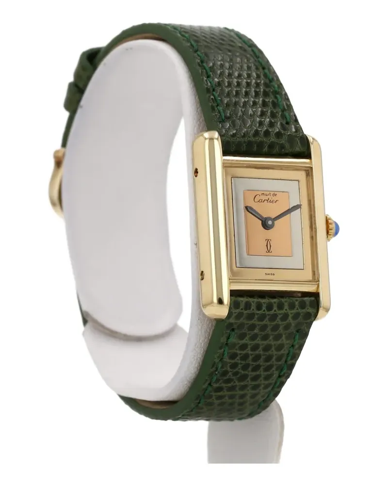 Cartier 1990s Tank Must 23mm watch - Orange Orange