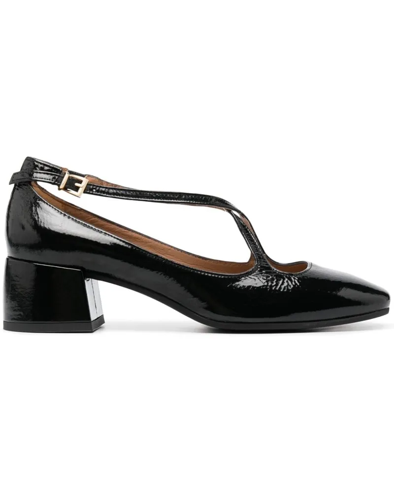 FESTA Milano Pumps aus Lackleder - Schwarz Schwarz