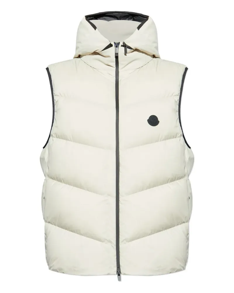 Moncler Wattierte Guersac Kapuzenweste - Grau Grau