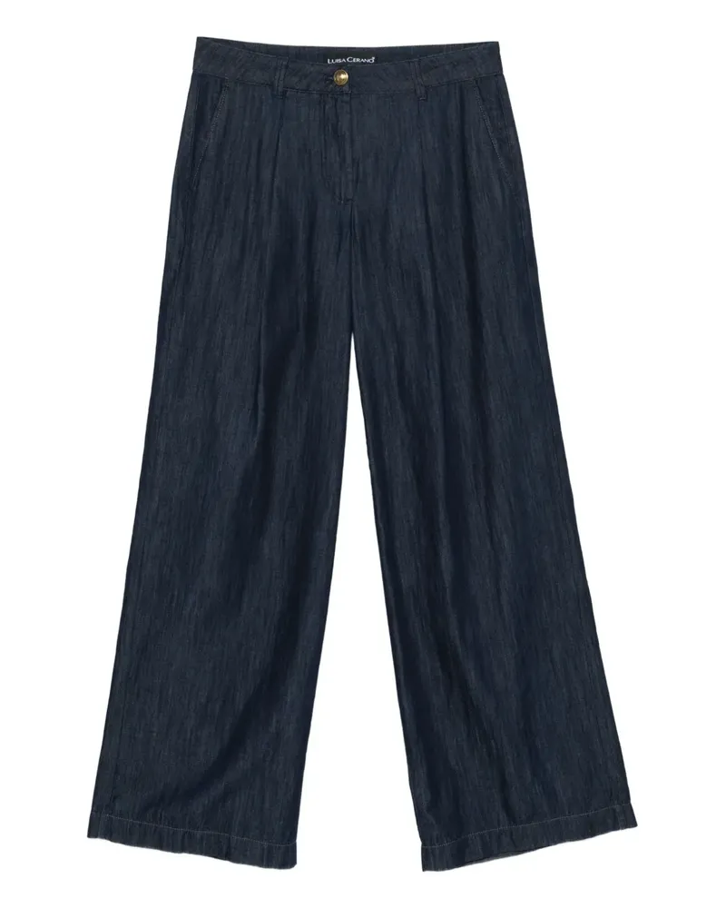 Luisa Cerano Hose mit geradem Bein - Blau Blau