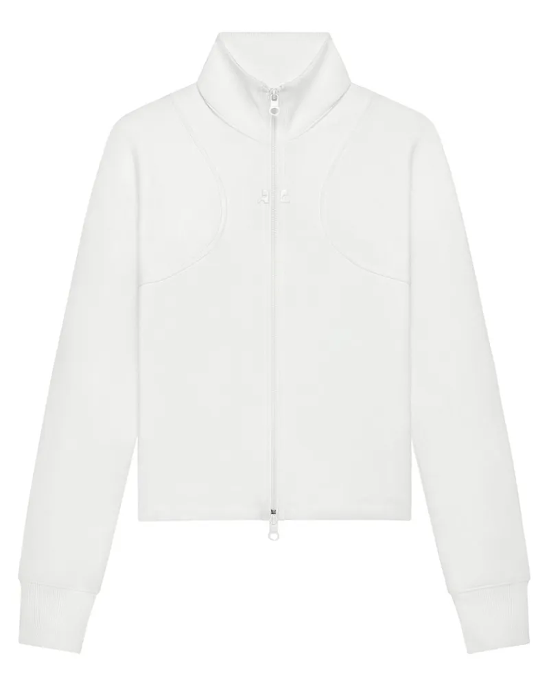 Courrèges Jacke aus Scuba-Jersey - Weiß Weiß