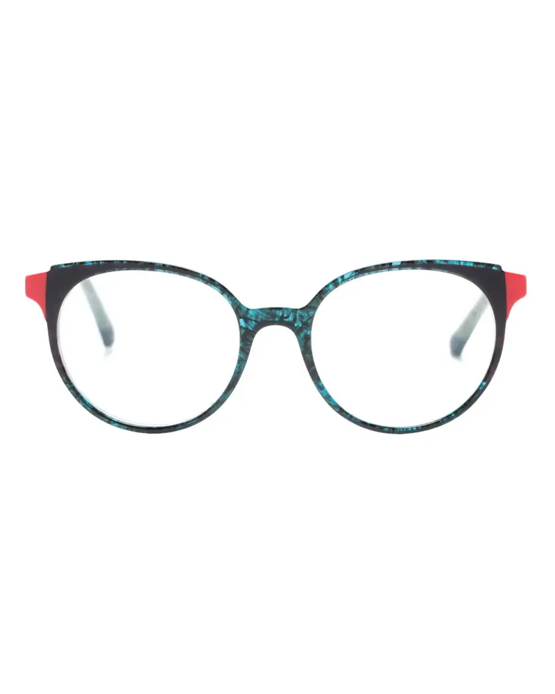 Etnia Barcelona Brille mit rundem Gestell - Blau Blau