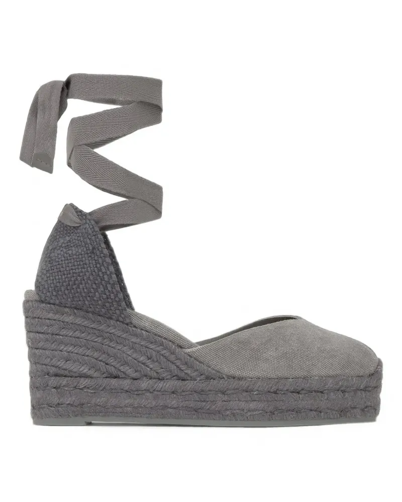 Castañer Chiara tie-fastening espadrilles - Grau Grau