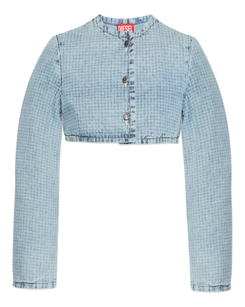 Diesel De-Terri button crop jacket - Blau Blau