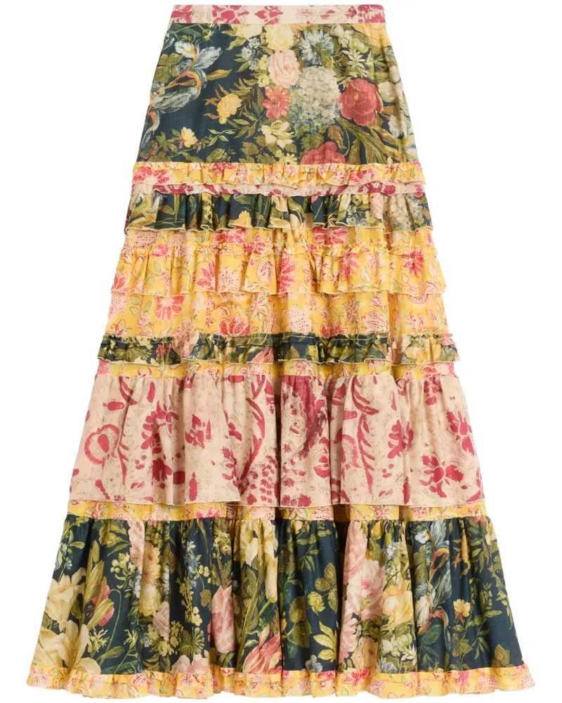 Valentino Garavani Gestufter Apres L'Hiver Midirock - Gelb Gelb