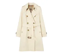 Mittellanger Kensington Trenchcoat aus Tropical Gabardine - Nude