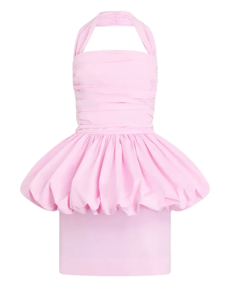 Patou Minikleid mit Neckholder - Rosa Rosa