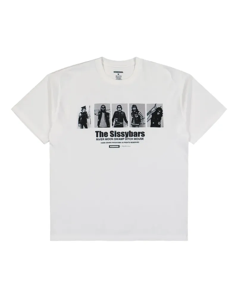Neighborhood graphic-print T-shirt - Weiß Weiß