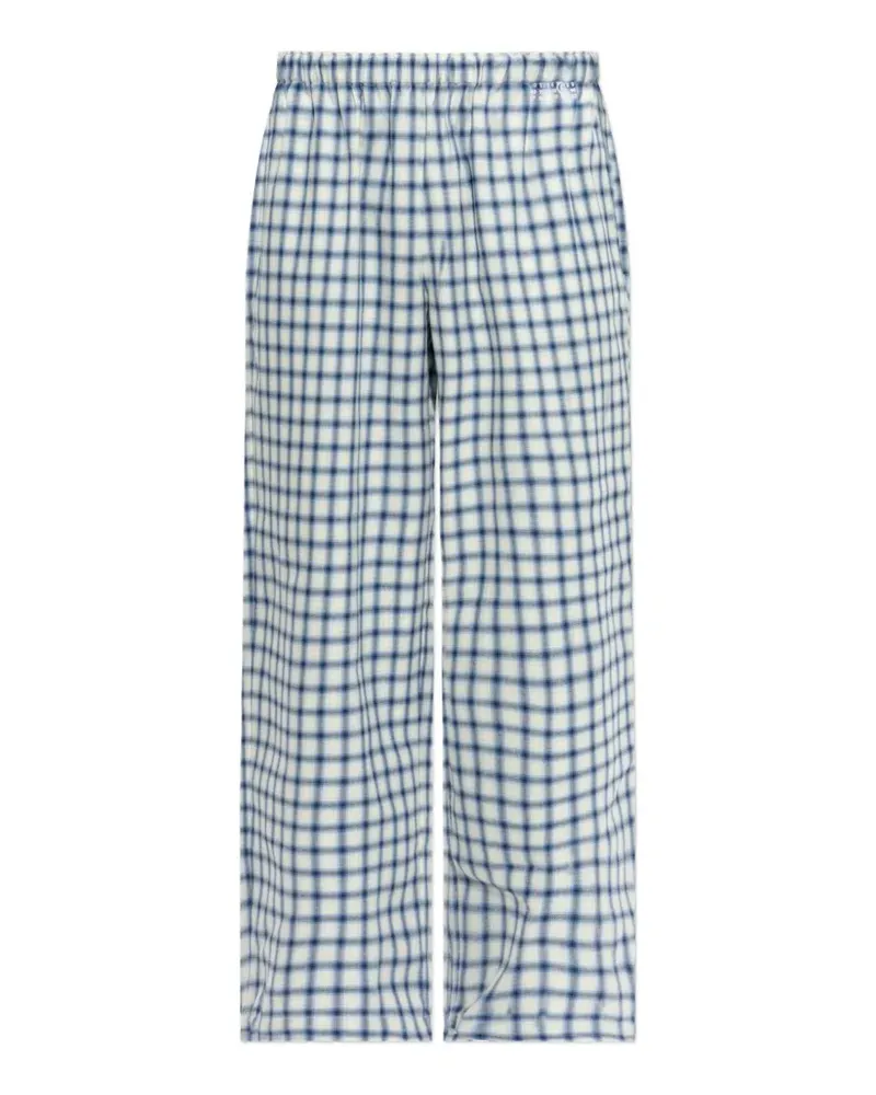 Maison Margiela Pyjama-Hose mit Karomuster - Nude Nude