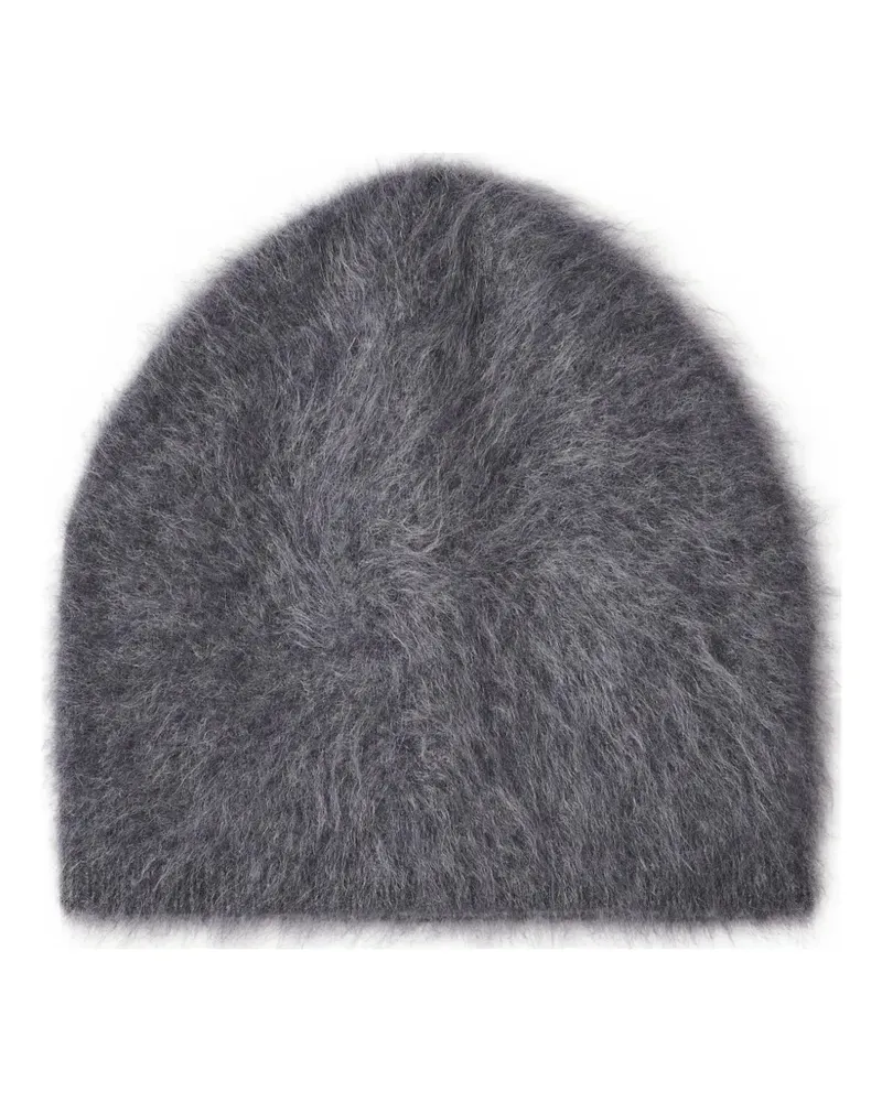 Lisa Yang brushed beanie hat - Grau Grau