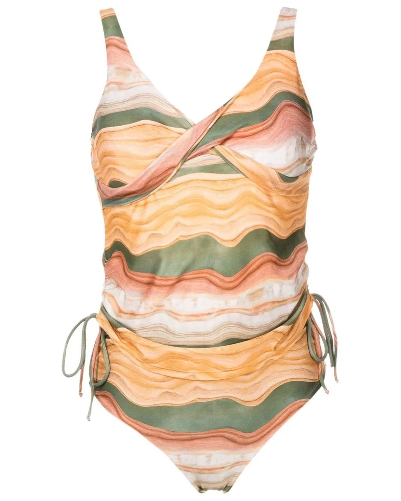 Lygia & Nanny Bruma Tankini mit Print - Braun Braun