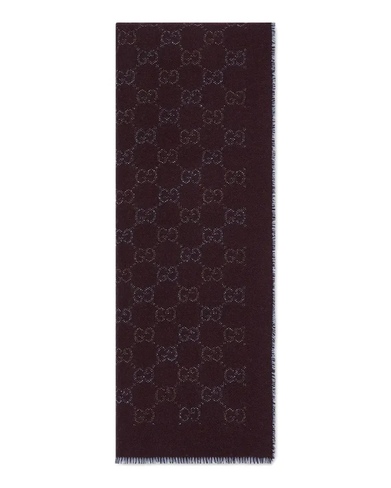 Gucci GG Supreme reversible scarf - Rot Rot