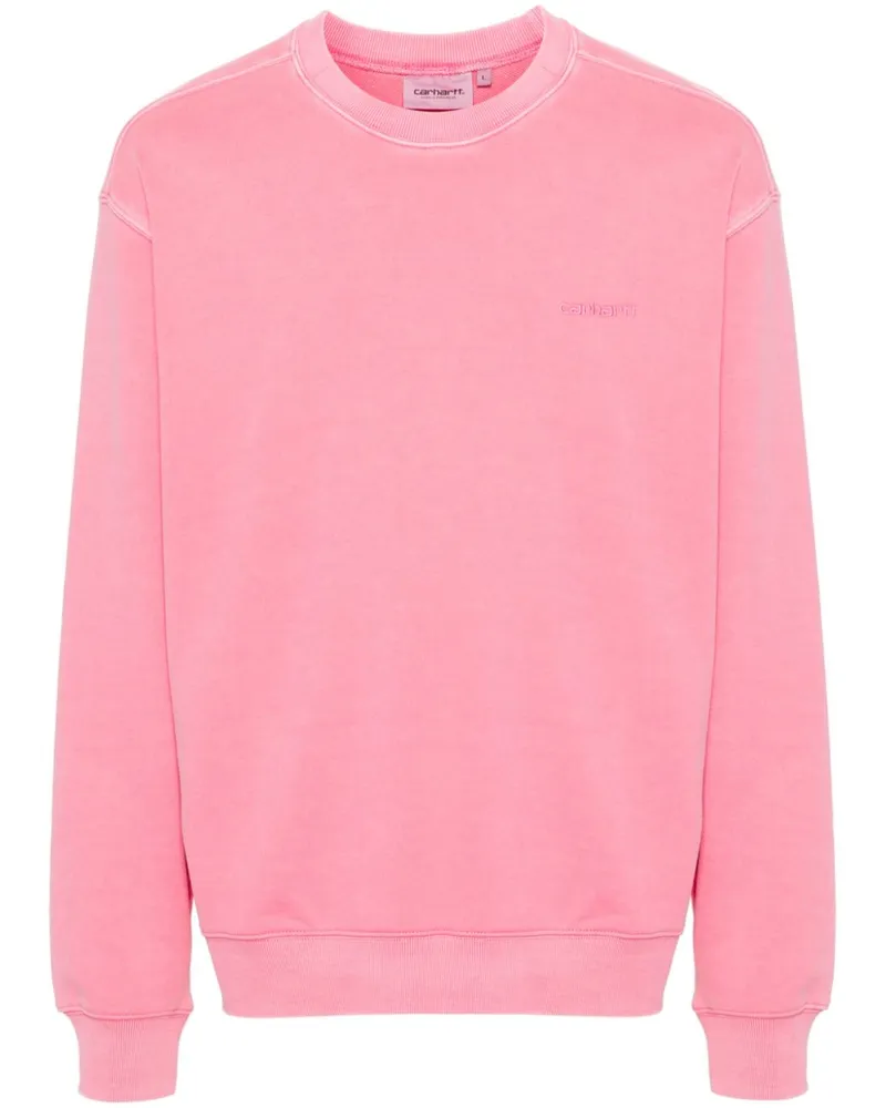 Carhartt WIP Duster Script Sweatshirt mit Logo-Stickerei Rosa