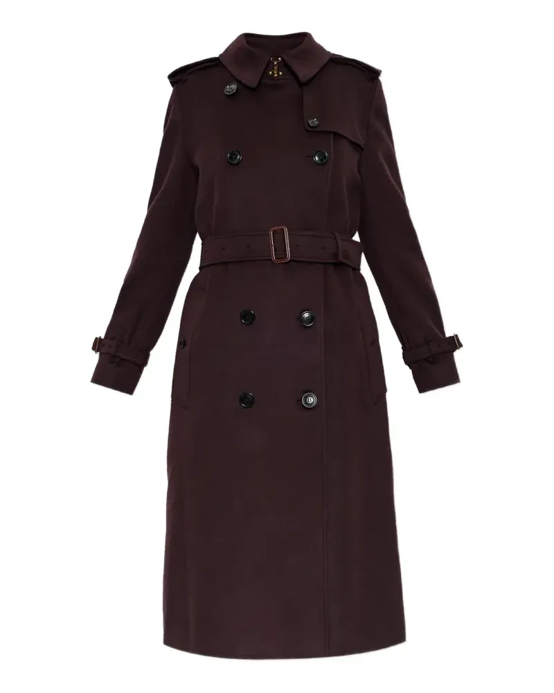 Burberry Kensington double-breasted coat - Violett Violett