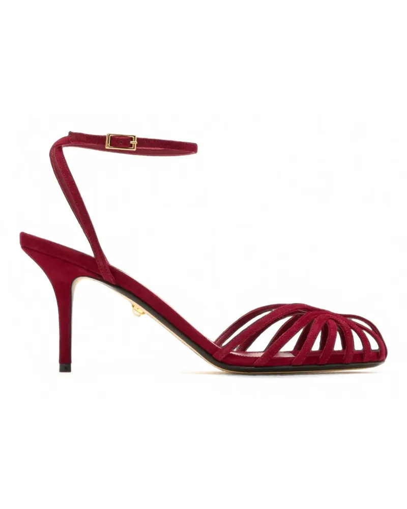 Alevì Blake caged suede sandals - Rot Rot