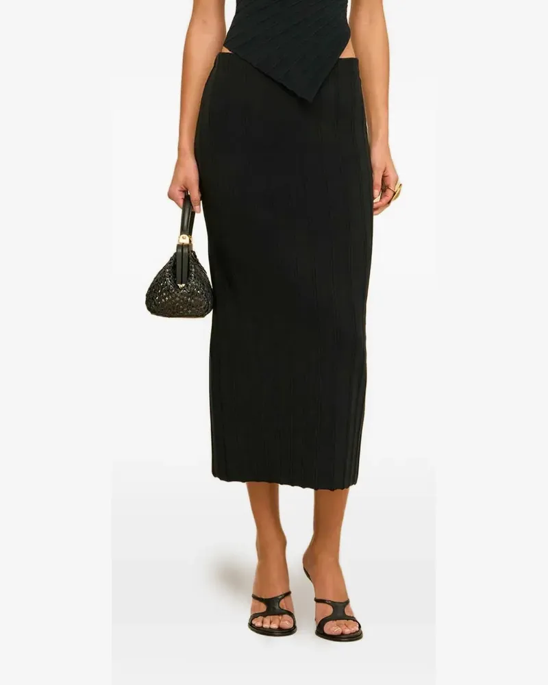 Cult Gaia black midi skirt - Schwarz Schwarz