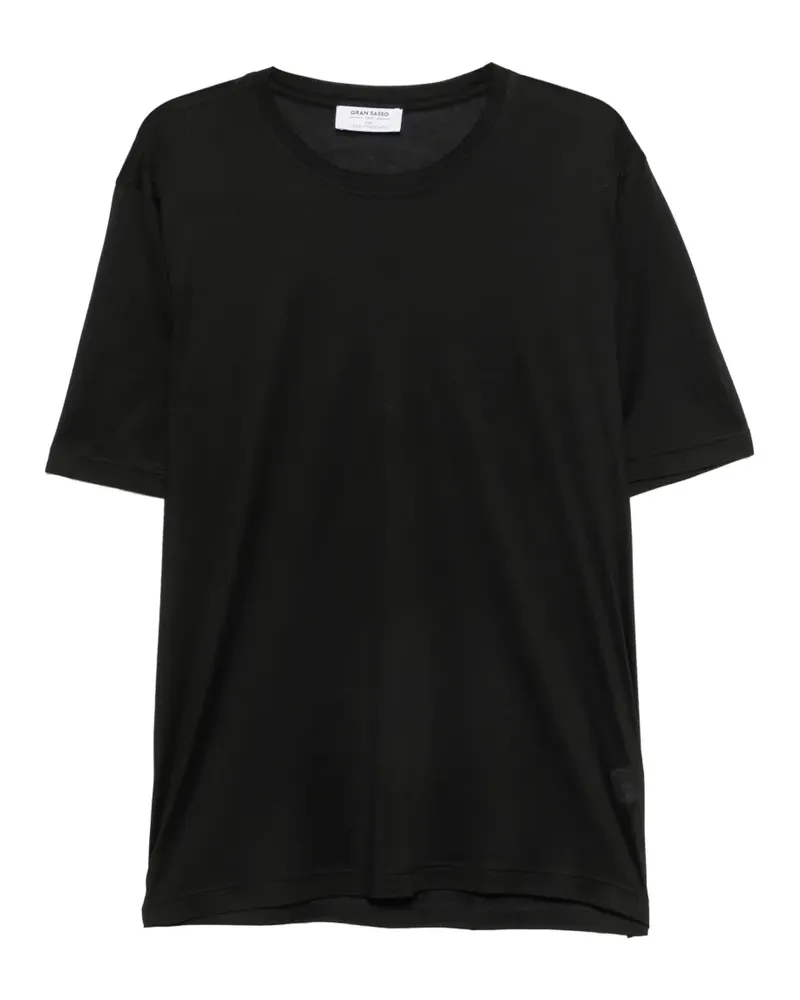 Gran Sasso short-sleeve T-shirt - Schwarz Schwarz