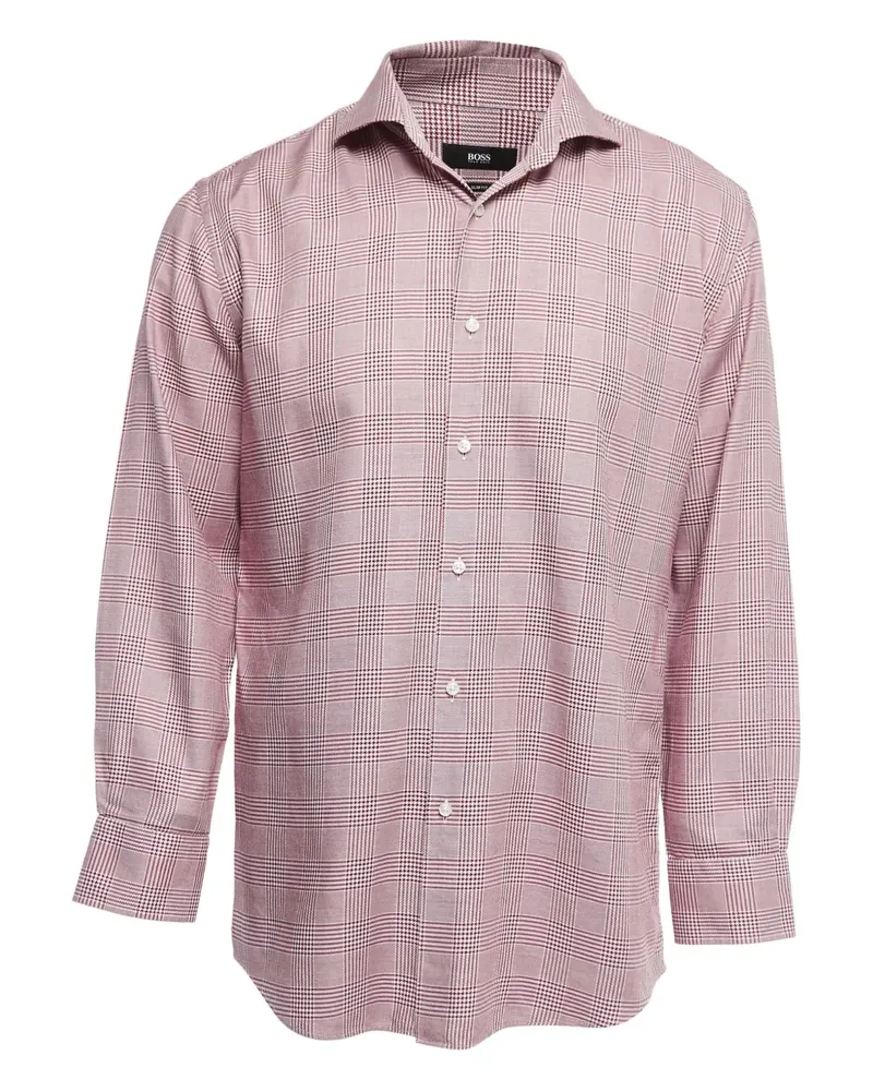 HUGO BOSS Kariertes Hemd - Rot Rot