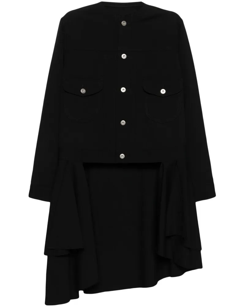 Comme des Garçons Jacke im Distressed-Look - Schwarz Schwarz