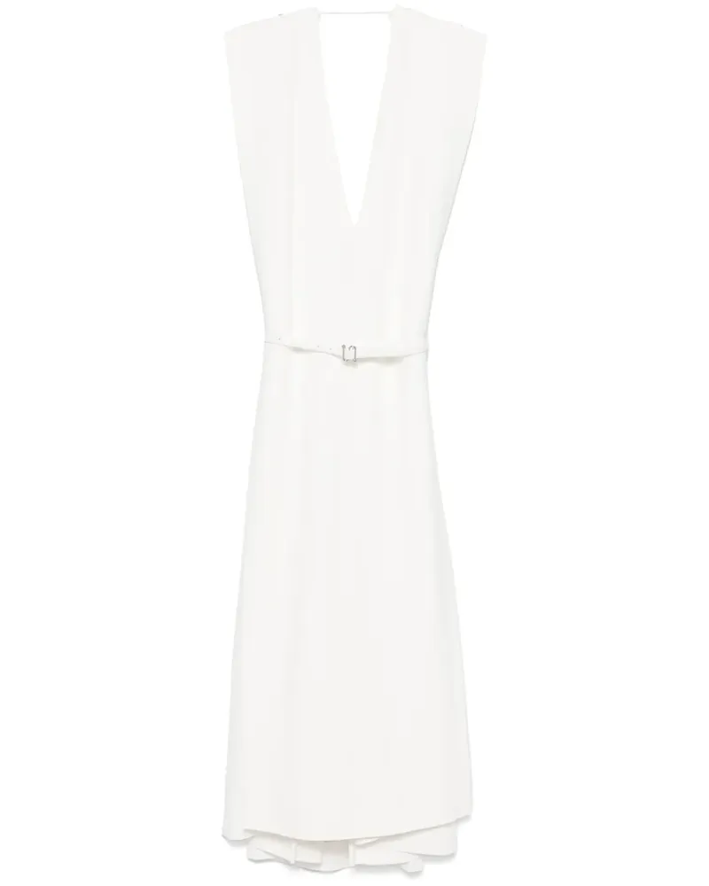 SPORTMAX Edison Maxikleid - Weiß Weiß