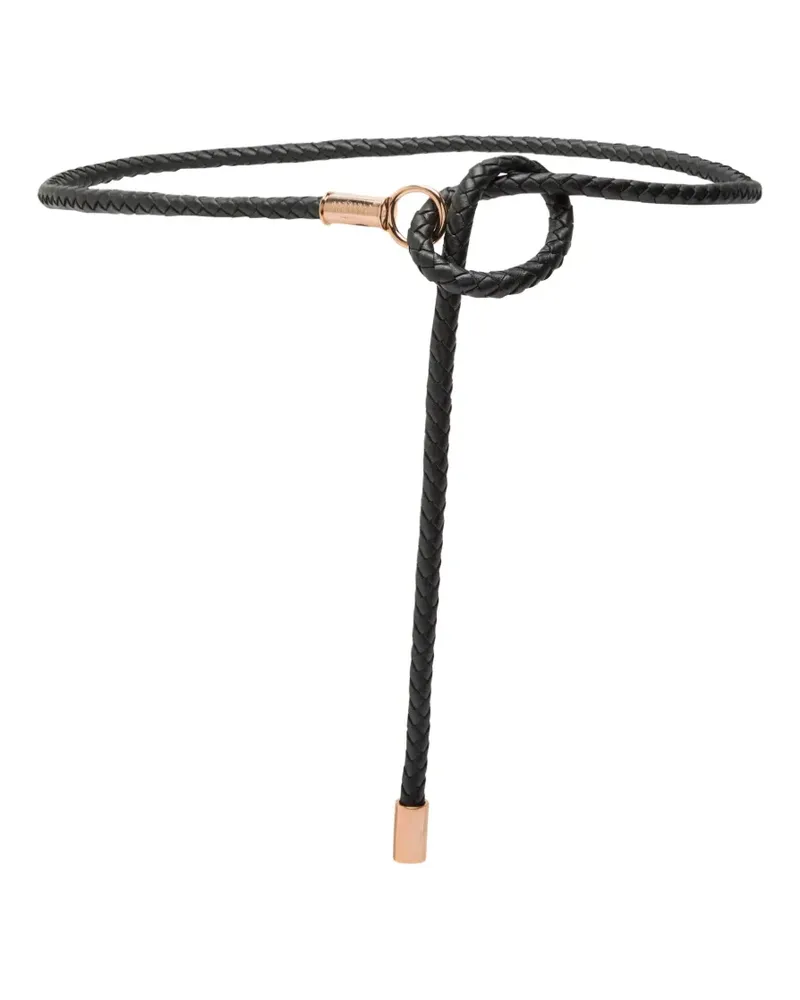 Gabriela Hearst braided knot belt - Schwarz Schwarz