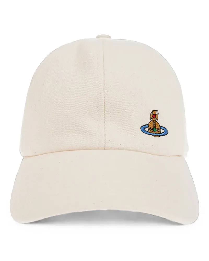 Vivienne Westwood Baseballkappe mit Orb-Stickerei - Nude Nude