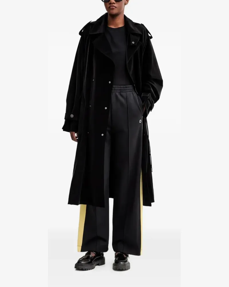 RAINS Mantel mit Gürtel - Schwarz Schwarz