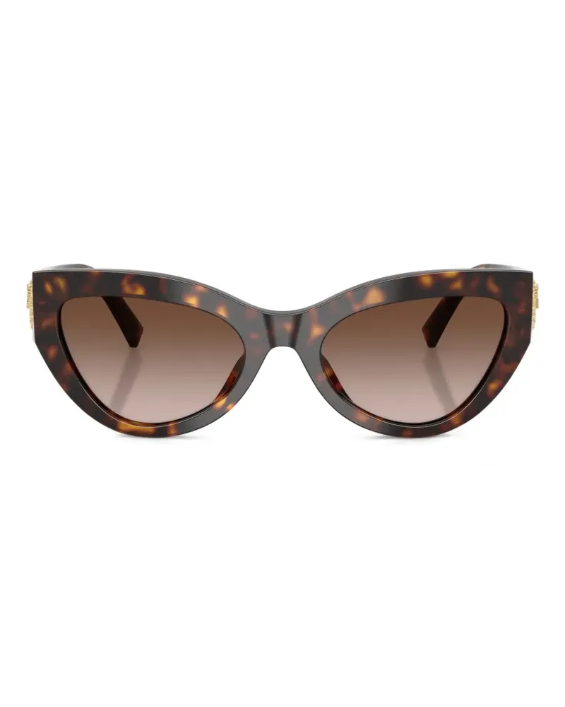 Dolce & Gabbana tortoiseshell-effect cat-eye sunglasses - Braun Braun