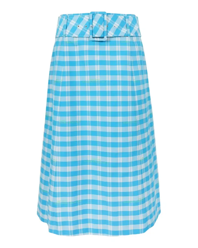 Sandy Liang Clio Midirock mit Gürtel - Blau Blau