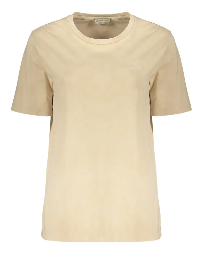 Herno Klassisches T-Shirt - Nude Nude