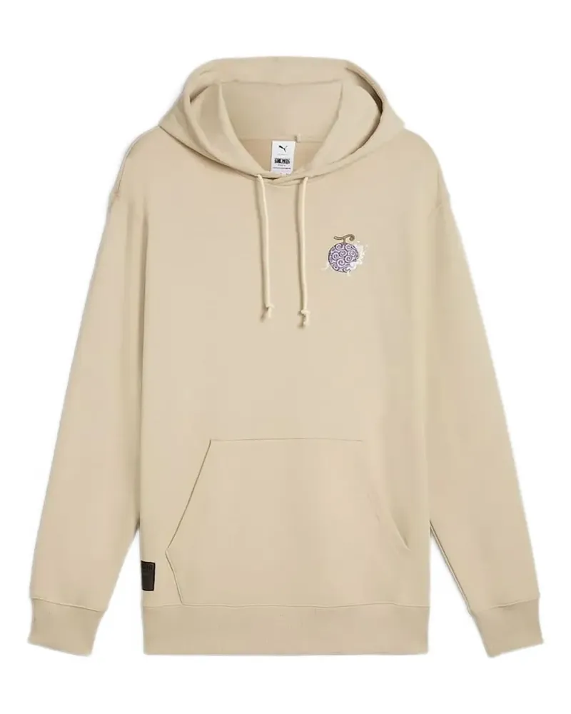 Puma x One Piece graphic-print hoodie - Nude Nude