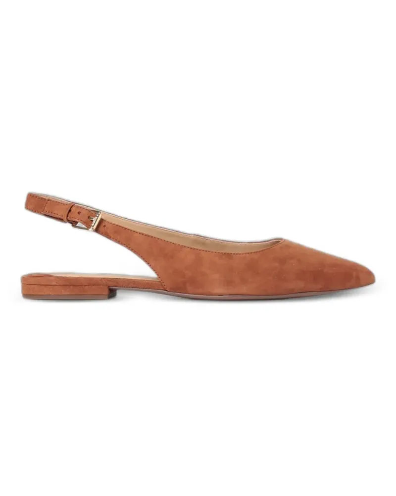 Ralph Lauren Spitze Slingback-Pumps - Braun Braun