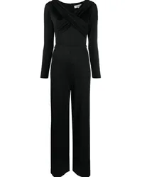 Diane von Furstenberg Geraffter Lucien Jumpsuit Schwarz