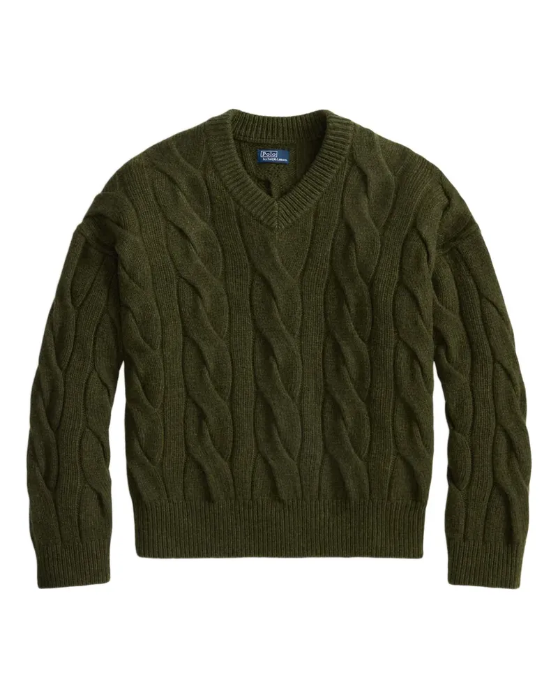 Ralph Lauren Pullover mit Zopfmuster - Grün Grün