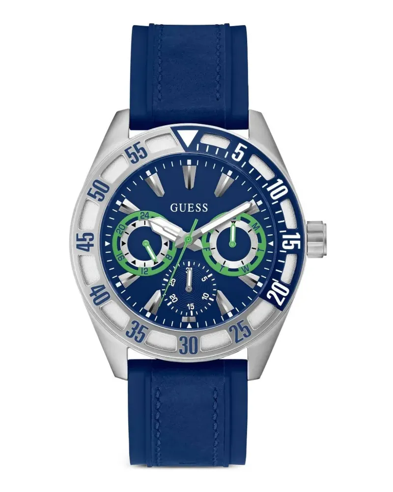 Guess Letterman Armbanduhr 44mm - Blau Blau