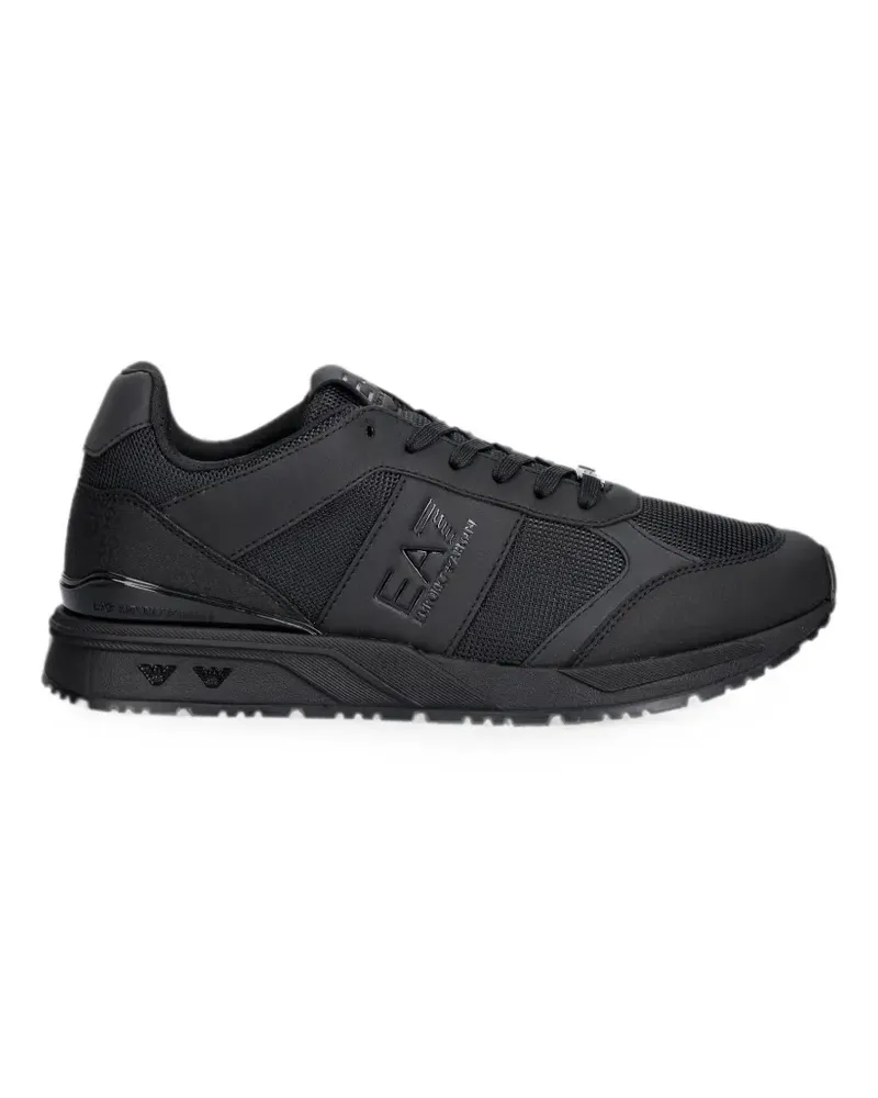 EA7 logo-detail sneakers - Schwarz Schwarz
