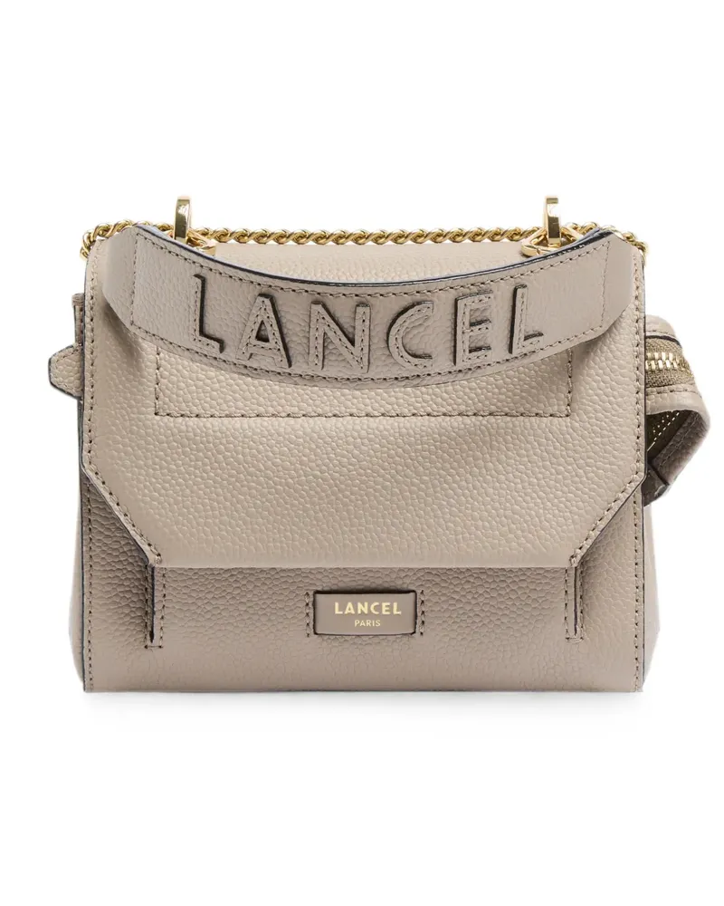 Lancel small Ninon grained-leather cross body bag - Nude Nude