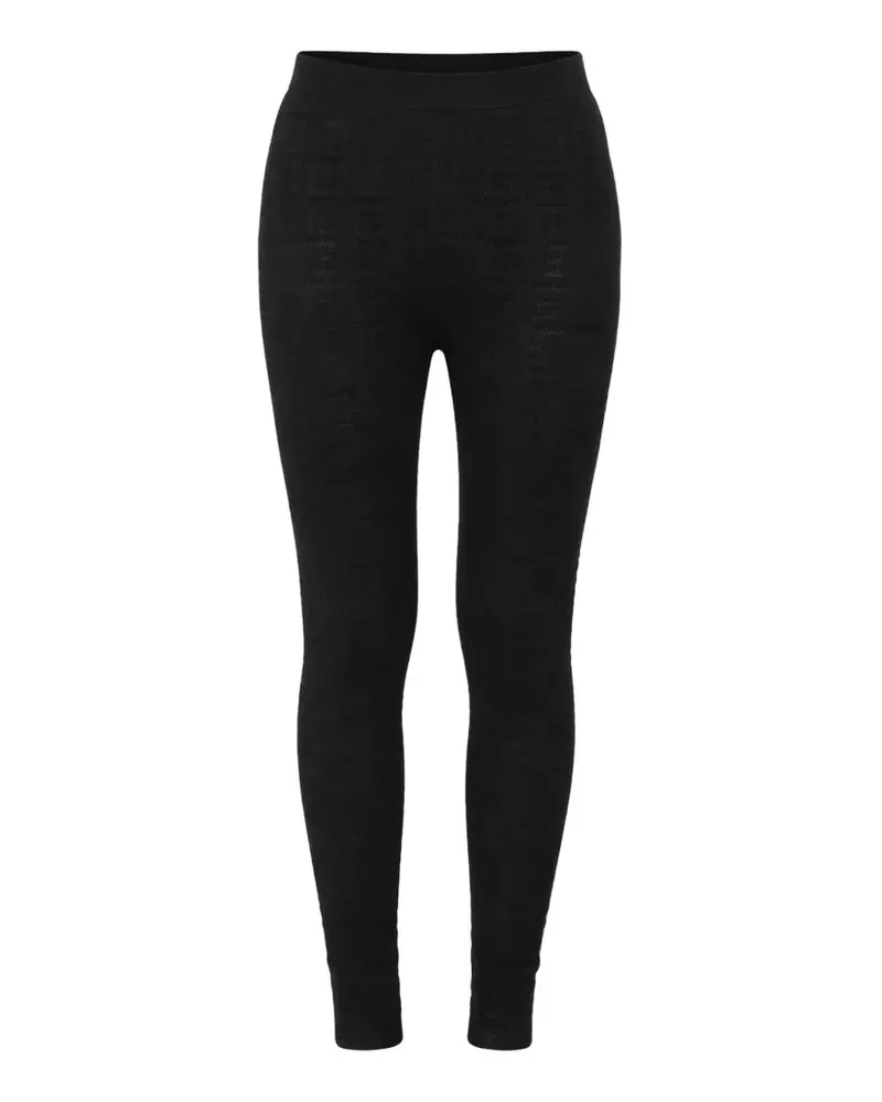 Givenchy logo-pattern leggings - Schwarz Schwarz