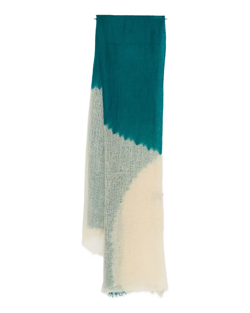 Suzusan dip-dye scarf - Nude Nude