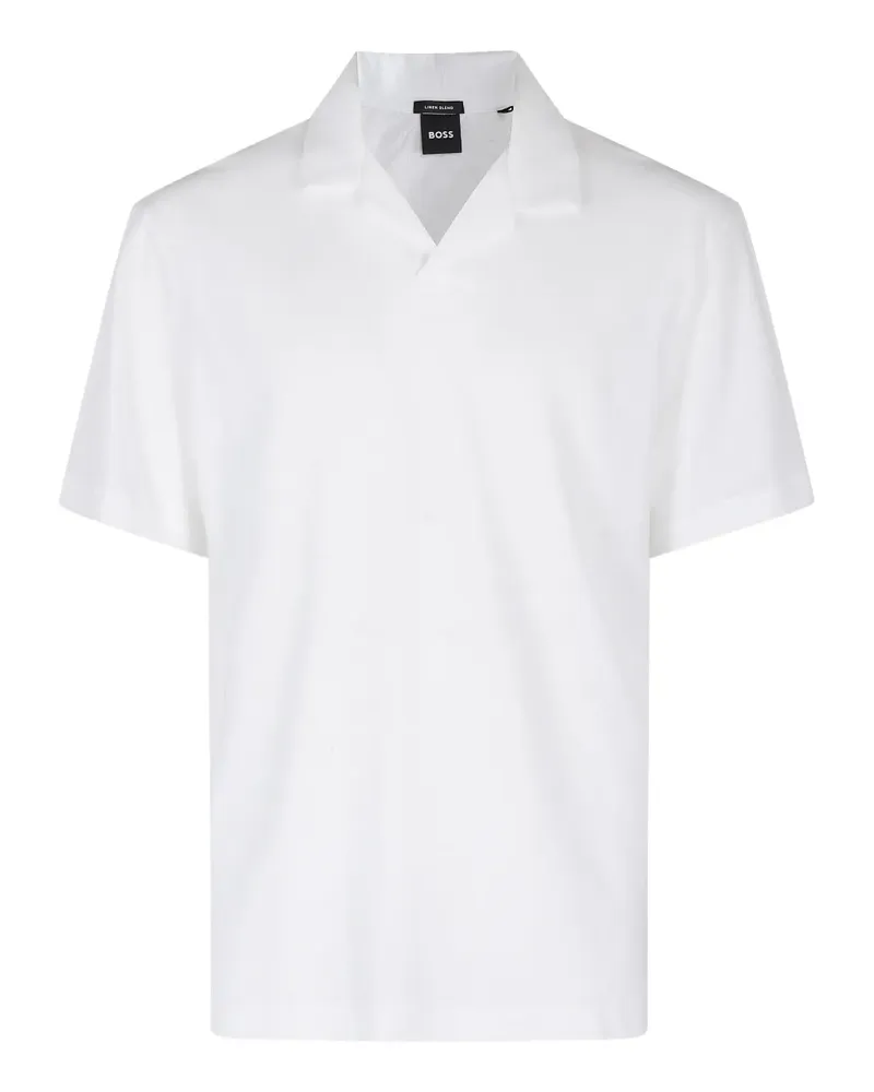HUGO BOSS T-Shirt aus Baumwolle - Weiß Weiß