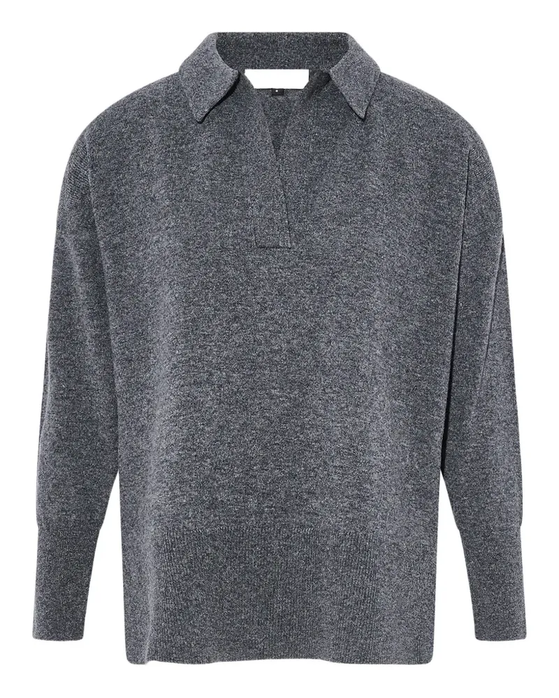 Yves Salomon Pullover mit Gürtel - Grau Grau