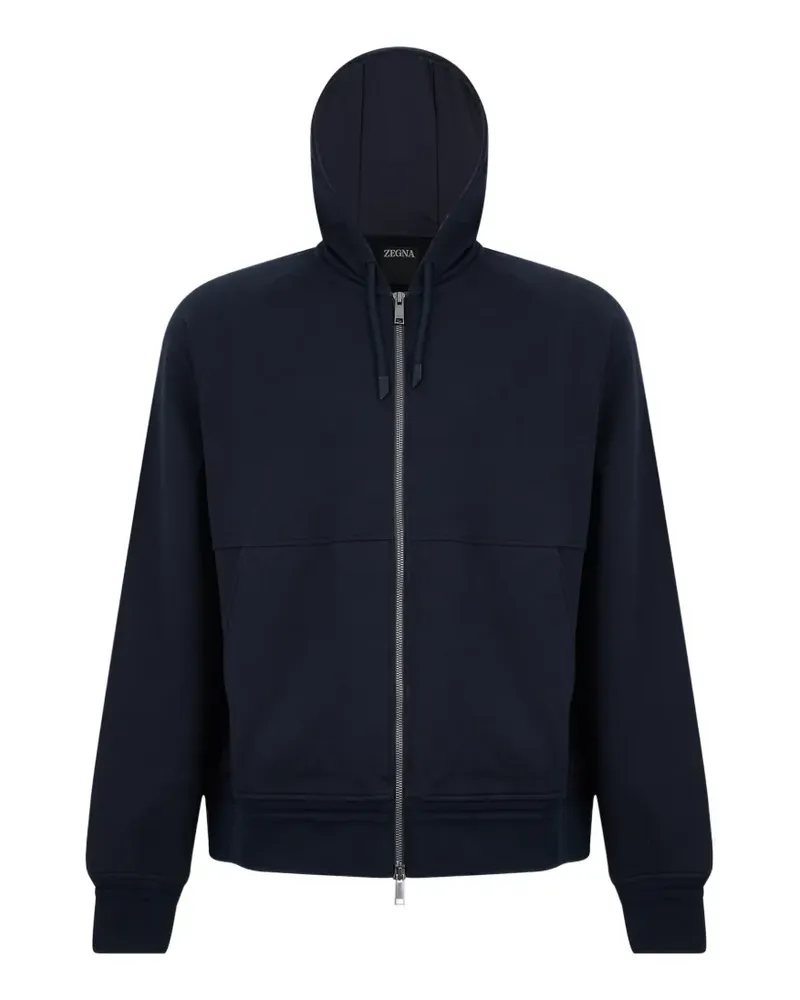 Ermenegildo Zegna zipped hoodie - Blau Blau